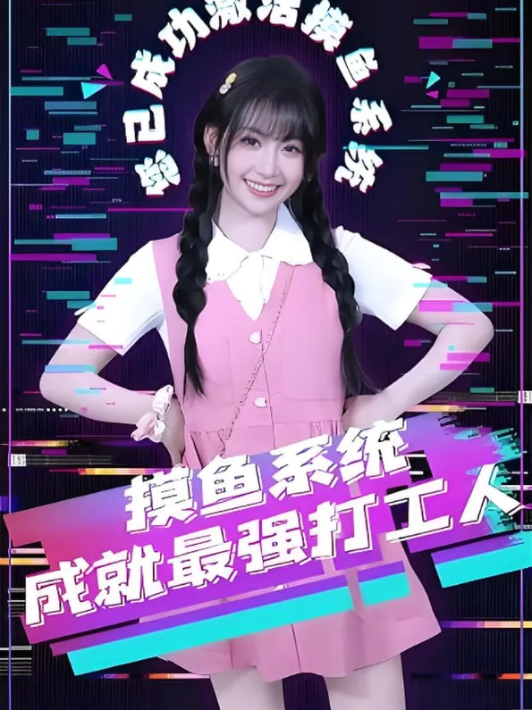 摸鱼系统成就最强打工人海报