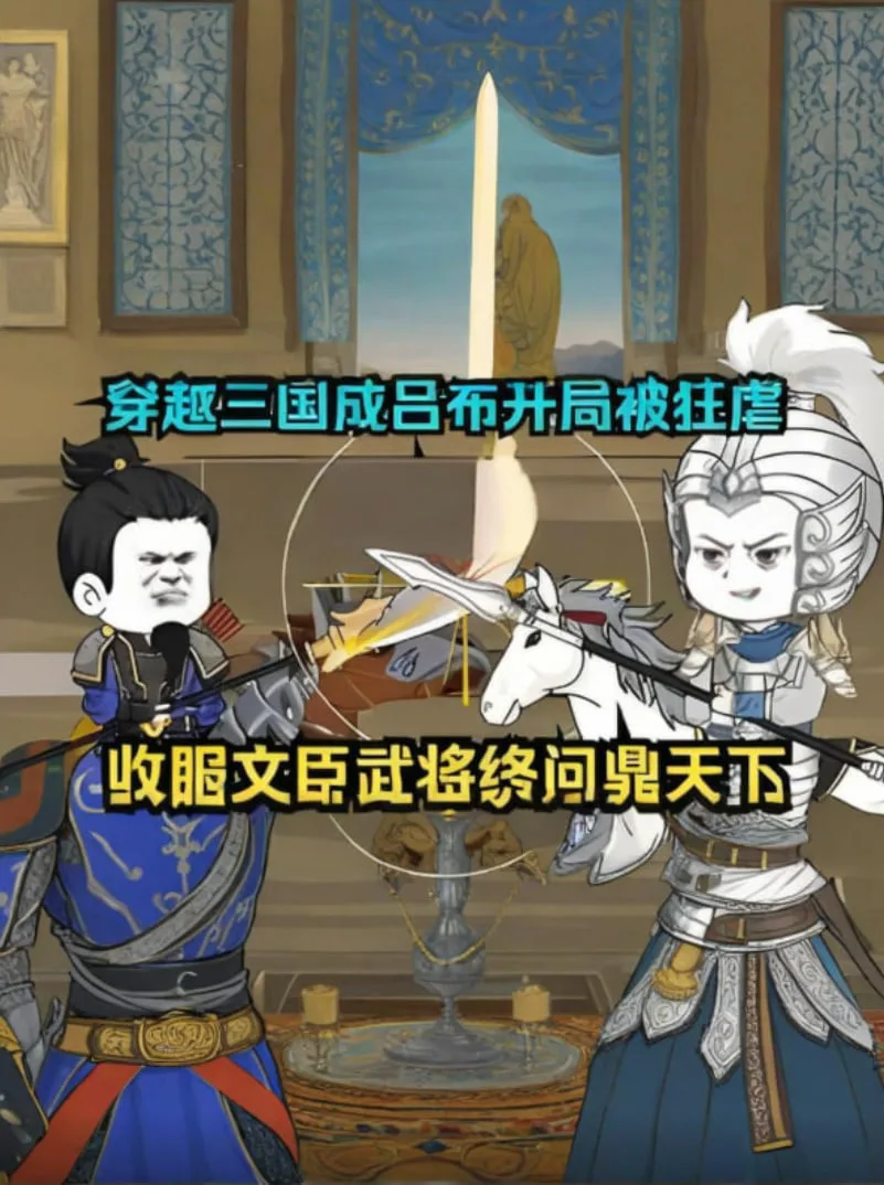 穿越三国成吕布，收服文臣武将最终问鼎天下！海报