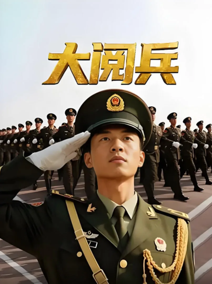 国庆70周年国庆大阅兵无台标版海报