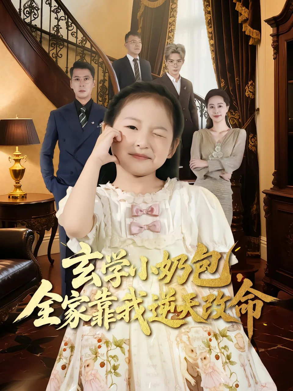 玄学小奶包全家靠我逆天改命海报